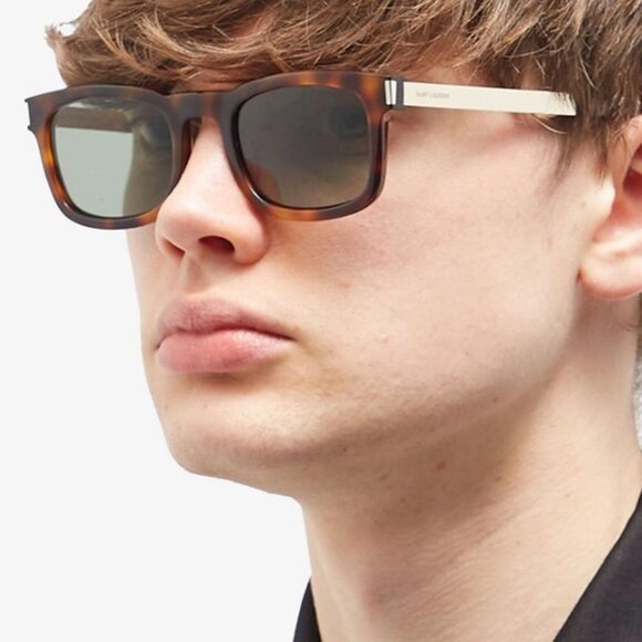 NEW SAINT LAURENT SL581 002 MEN HAVANA SUNGLASSES SAINT LAURENT SL 581 002 - Picture 1 of 3